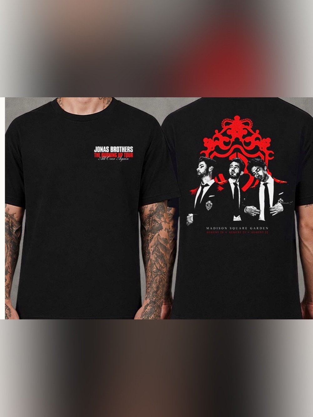 Limited Edition Jonas Brothers Tour Shirt